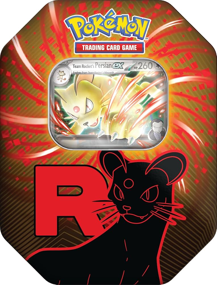 Team Rocket's Persian ex Tin